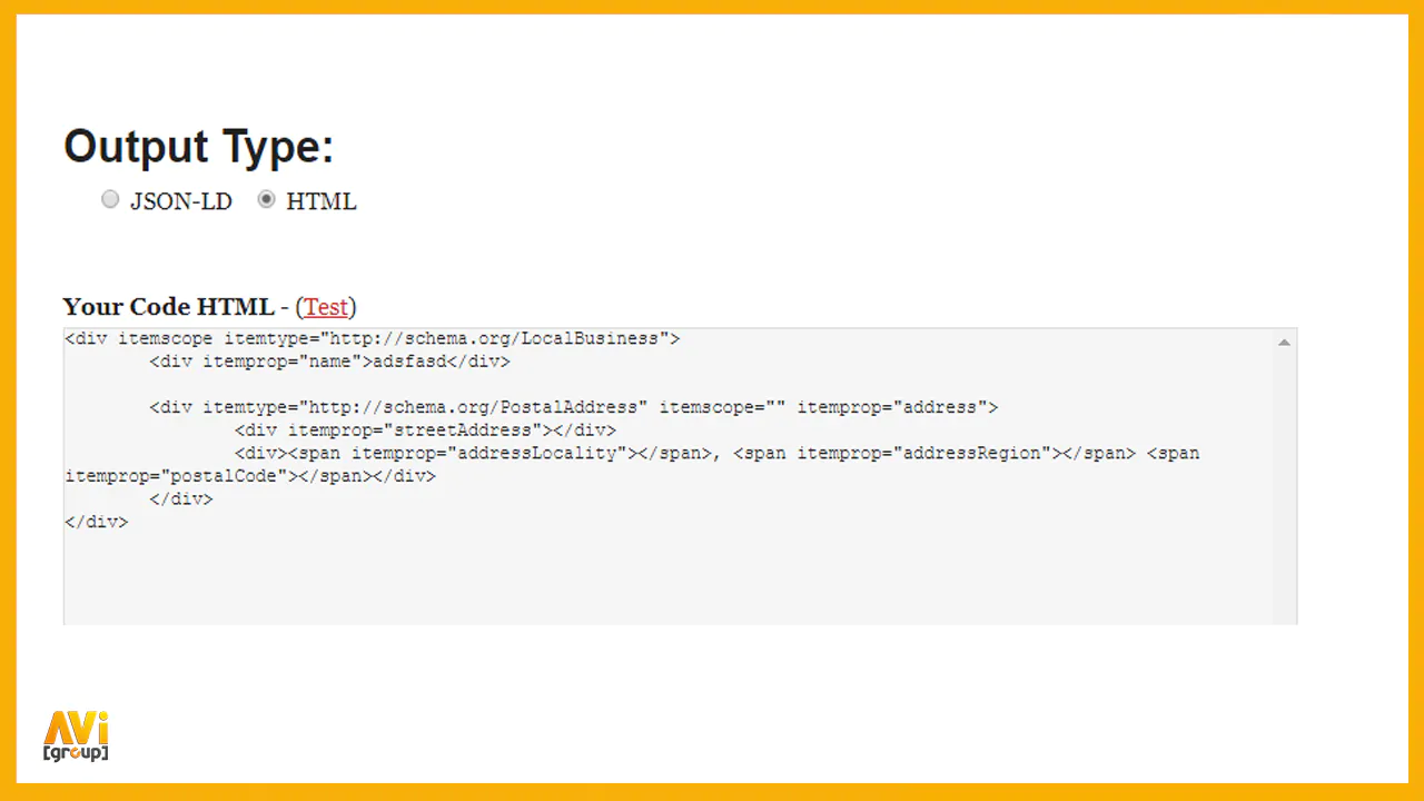 Local Business Schema Generator