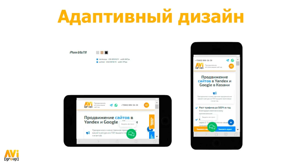 Что такое адаптивный сайт?